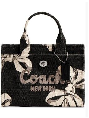 COACH Cargo Bow Print Canvas Tote Bag 20
